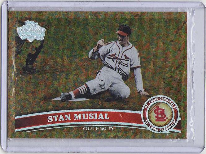 2011 Topps Cognac Diamond Anniversary Stan Musial  Card #100 - St. Louis Cardinals